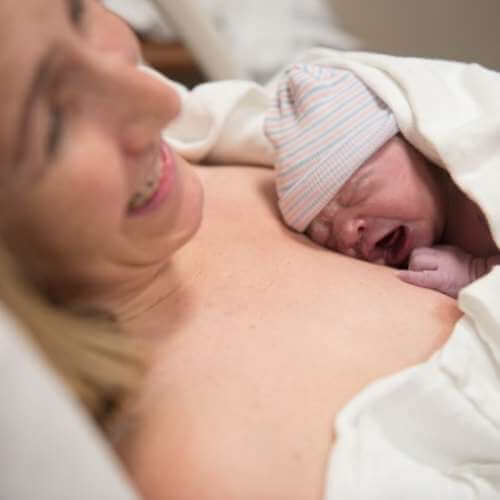 newborn baby mother